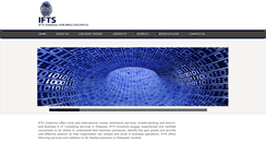 Desktop Screenshot of iftssolutions.com